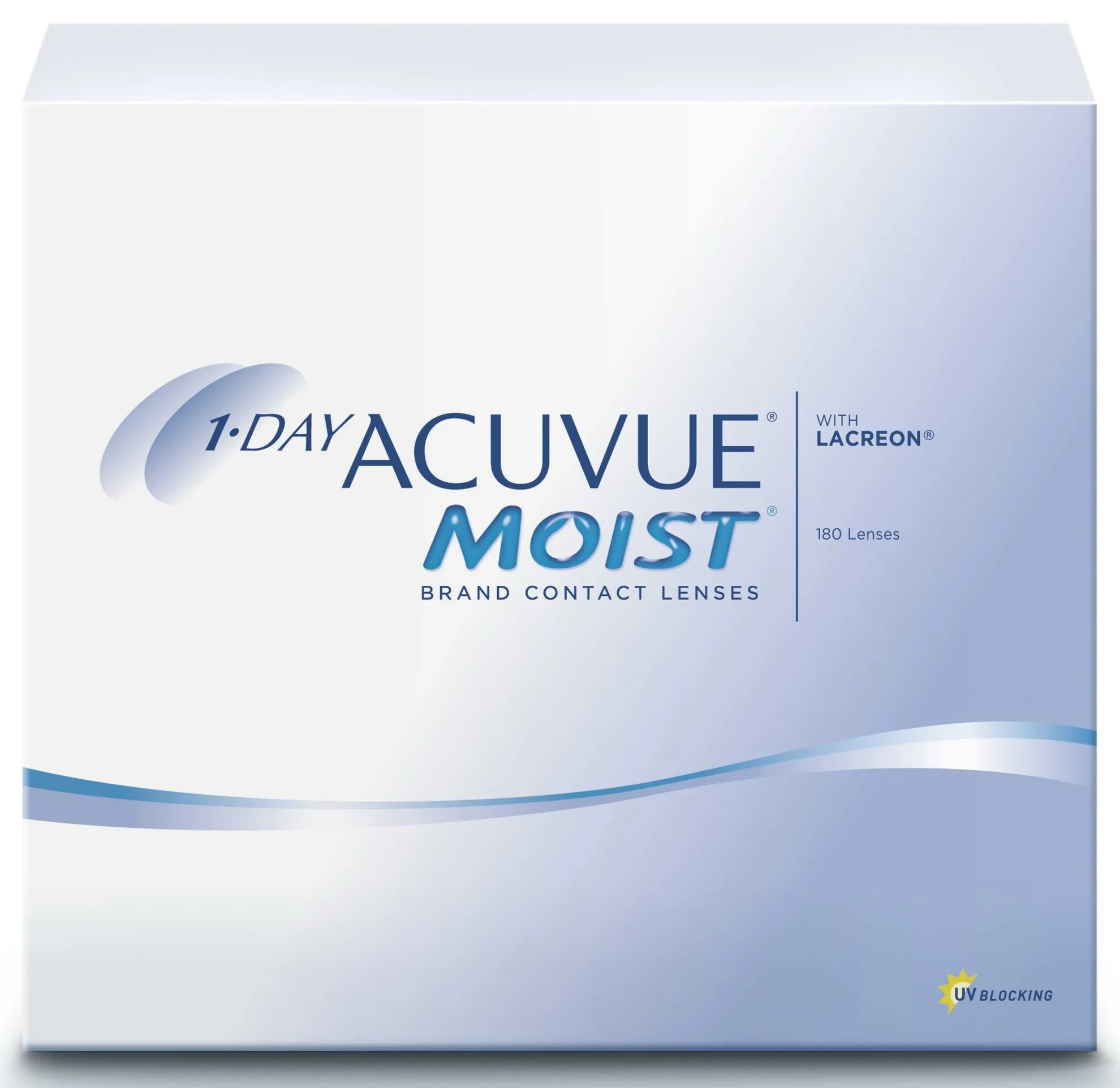 עדשות מגע ACUVUE MOIST יומיות - 180 יחידות	