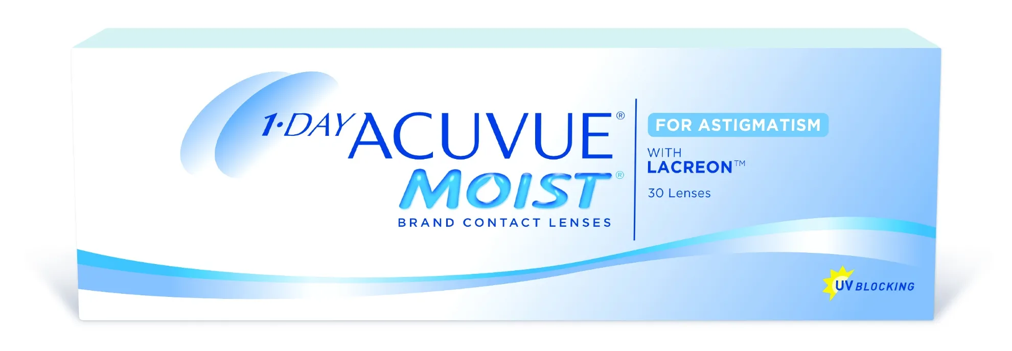 עדשות מגע צילינדר ACUVUE MOIST יומיות - 30 יחידות