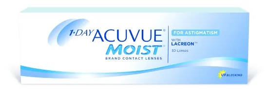 עדשות מגע צילינדר ACUVUE MOIST יומיות - 30 יחידות