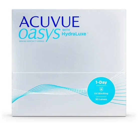 עדשות מגע ACUVUE OASYS יומיות - 90 יחידות  