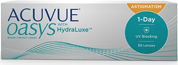 עדשות מגע צילינדר ACUVUE OASYS יומיות - 30 יחידות   