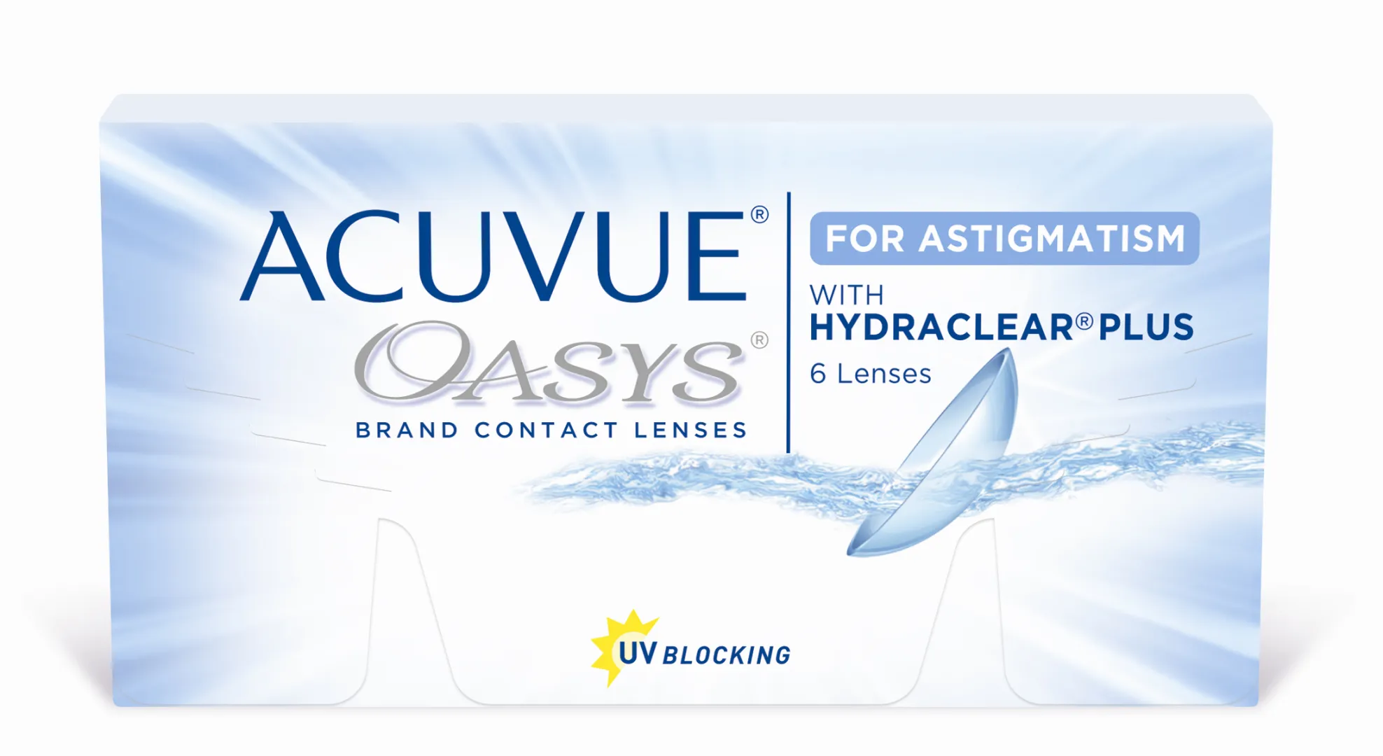 עדשות מגע צילינדר ACUVUE OASYS דו שבועיות - 6 יחידות  