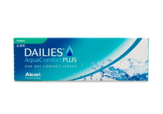 עדשות מגע DAILIES AquaComfort PLUS TORIC יומיות - 30 יחידות  