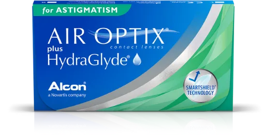 עדשות מגע צילינדר AIR OPTIX ASTIGMATISM חודשיות - 3 יחידות  