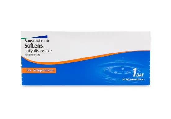 עדשות מגע צילינדר SOFLENS ASTIGMATISM  יומיות - 30 יחידות  