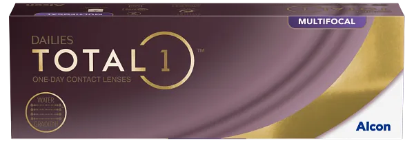 עדשות מגע מולטיפוקל DAILIES TOTAL MULTI יומיות - 30 יחידות	