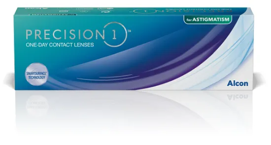 עדשות מגע צילינדר PRECISION1 TORIC יומיות - 30 יחידות  