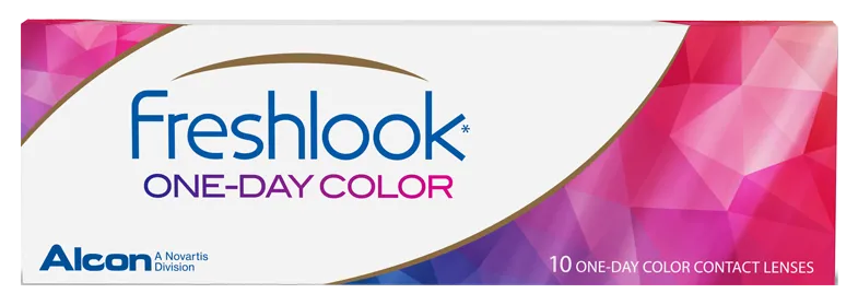 עדשות מגע צבעוניות FRESHLOOK ONE DAY יומיות - 10 יחידות   