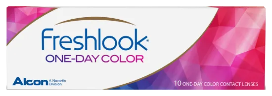 עדשות מגע צבעוניות FRESHLOOK ONE DAY יומיות - 10 יחידות   