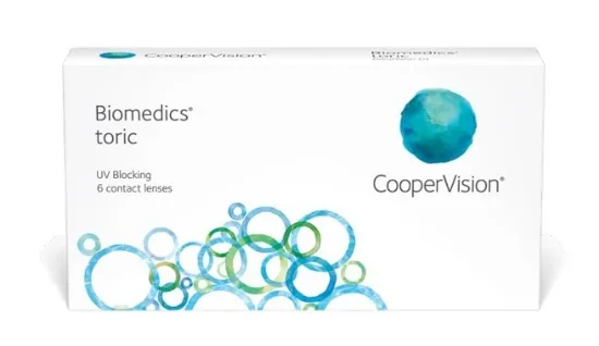 עדשות מגע צילינדר BIOMEDICS TORIC חודשיות - 30 יחידות    
