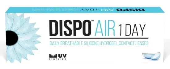 עדשות מגע DISPO AIR 1 DAY יומיות - 30 יחידות   