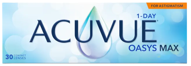 עדשות מגע צילינדר ACUVUE OASYS MAX ASTIGMATISM יומיות - 30 יחידות