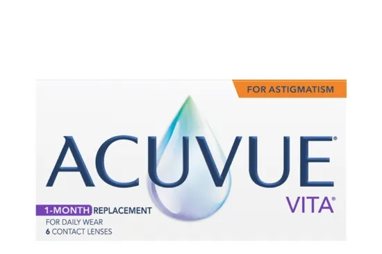 עדשות מגע צילינדר ACUVUE VITA ASTIGMATISM חודשיות - 6 יחידות